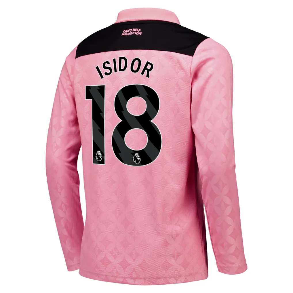 Sunderland x Elvis Hummel Away Shirt 2026-27 - Long Sleeve - Kids with Isidor 18 printing — view 3