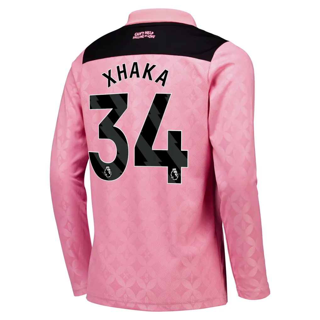 Sunderland x Elvis Hummel Away Shirt 2026-27 - Long Sleeve - Kids with Xhaka 34 printing — view 3
