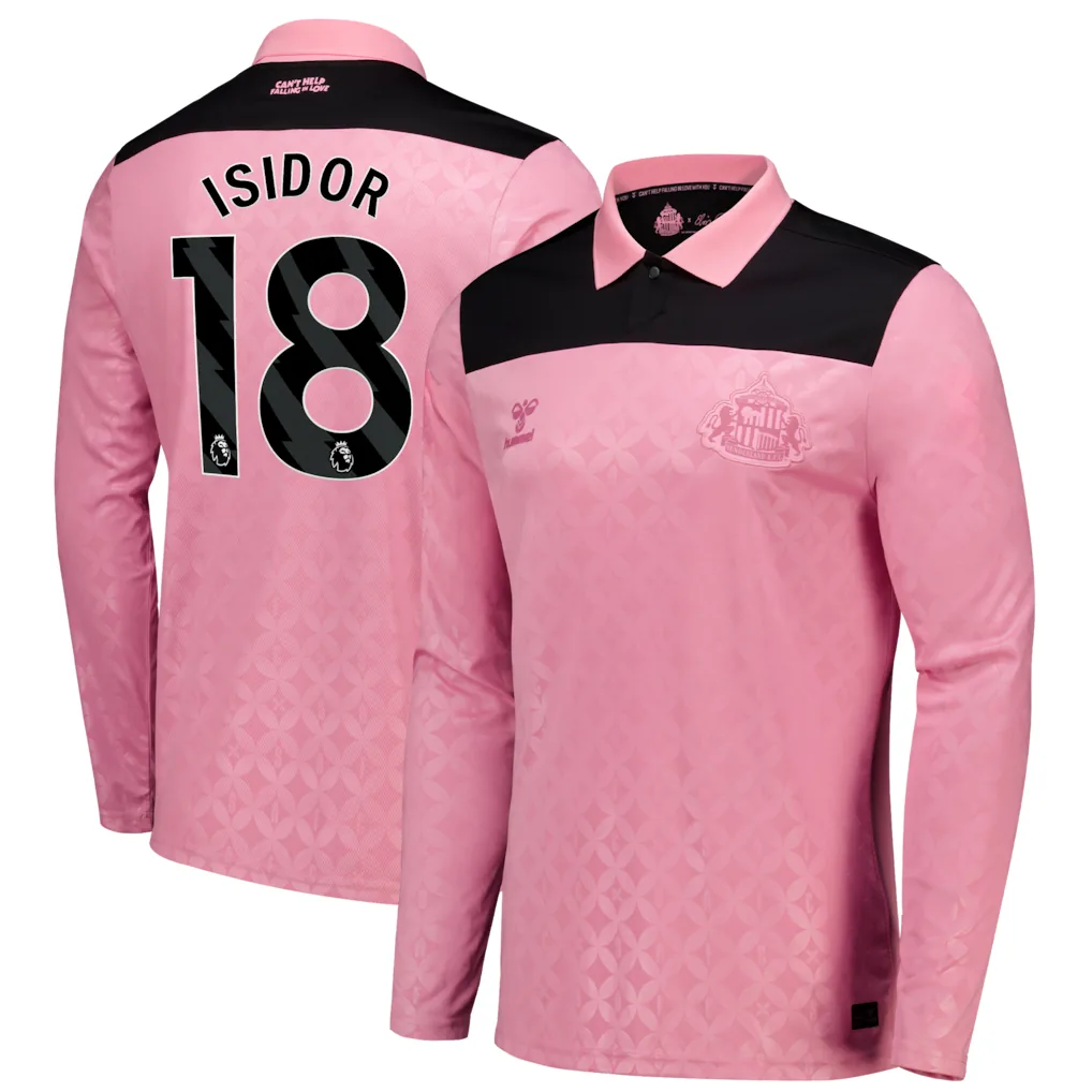 Sunderland x Elvis Hummel Away Shirt 2026-27 - Long Sleeve with Isidor 18 printing