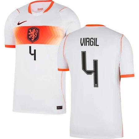 VIRGIL #4 Netherlands Away Soccer jersey World Cup 2026