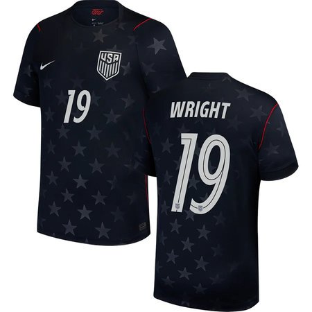 WRIGHT #19 USA Away Soccer jersey World Cup 2026