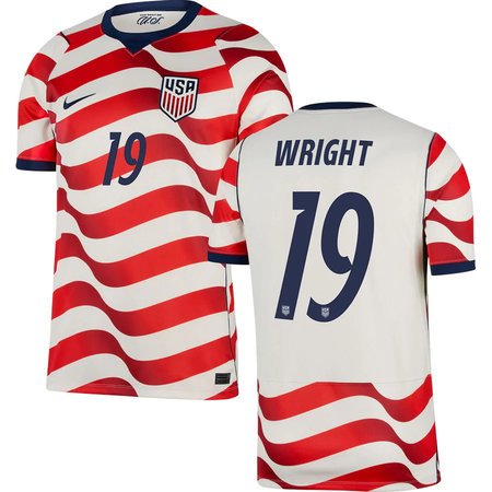 WRIGHT #19 USA Home Soccer jersey World Cup 2026