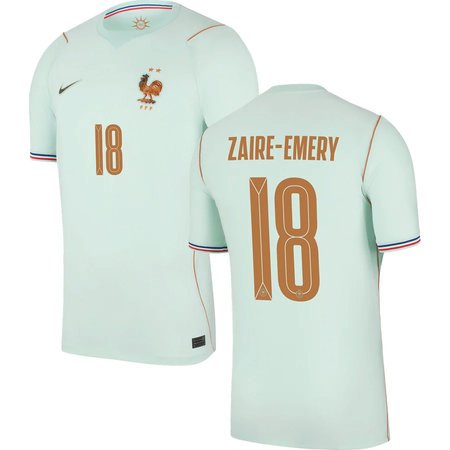 ZAIRE-EMERY #18 France Away Soccer jersey World Cup 2026