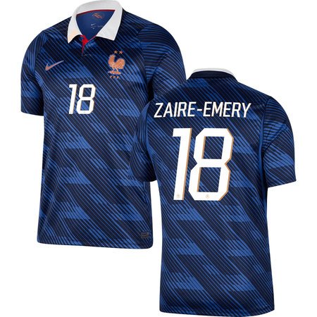ZAIRE-EMERY #18 France Home Soccer jersey World Cup 2026
