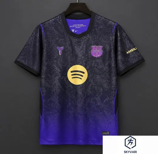 26/27 Barcelona Away "Purple Mamba" Purple Black Jersey