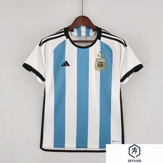 3 Stars Argentina Home Final Match Jersey