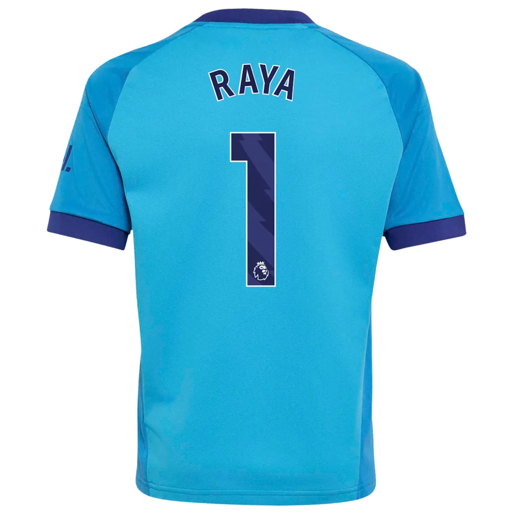 Arsenal Auswärts-Torwarttrikot 2026–27 – Kinder-Fußballset mit Raya 1-Aufdruck, inklusive Trikot und Shorts — view 3