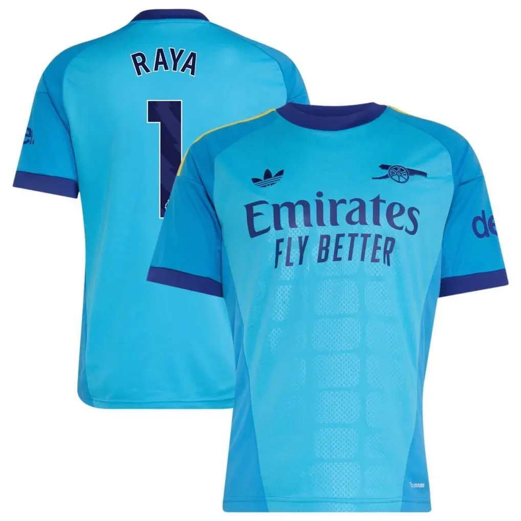 Arsenal Away Goalkeeper Shirt 2026-27 with Raya 1 printing Soccer Football Jersey