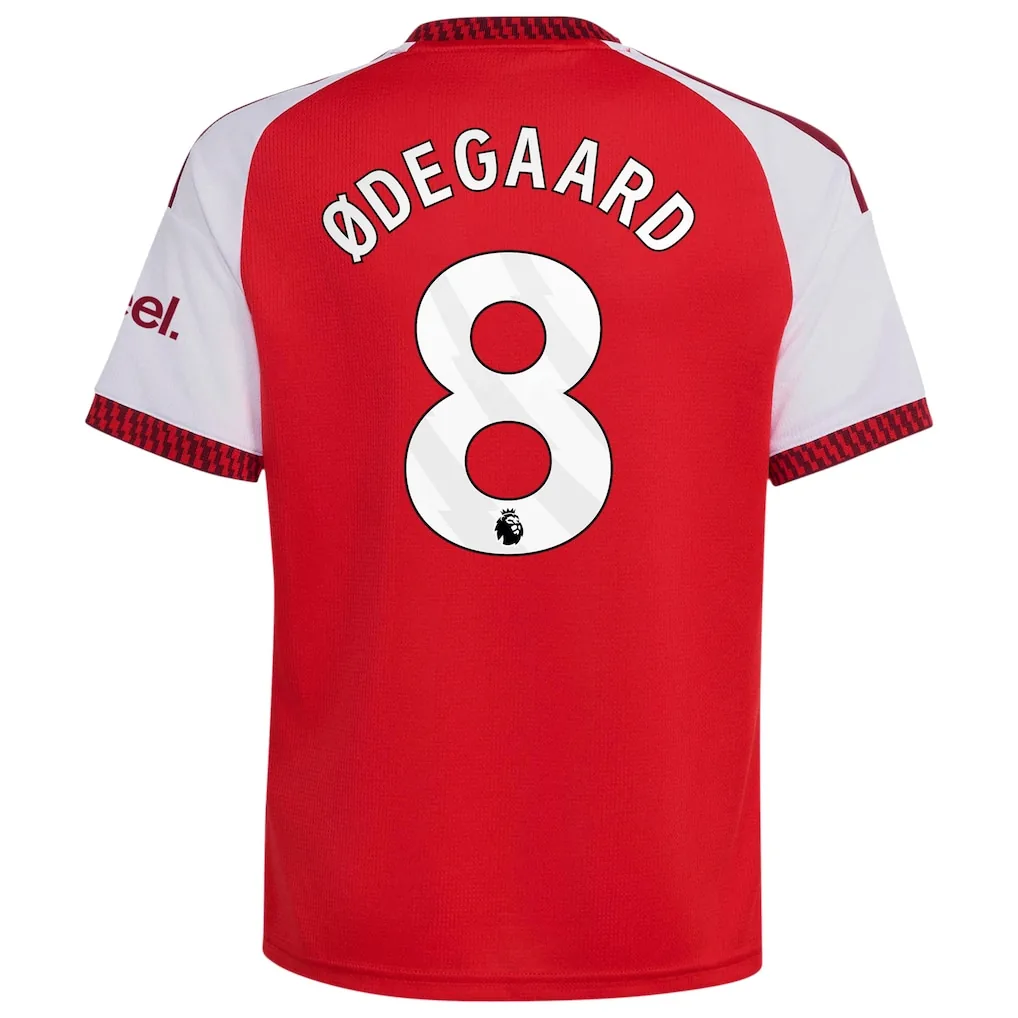 Arsenal Home Shirt 2026-27 - Kids with Ødegaard 8 printing soccer set, Includes jersey and shorts — view 3