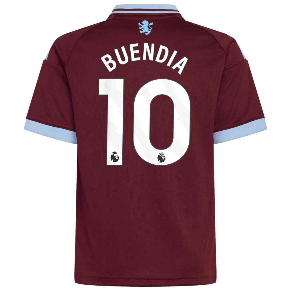 Aston Villa Home Shirt 2026-27 - Kids with Buendia 10 printing soccer set, Includes jersey and shorts — view 3