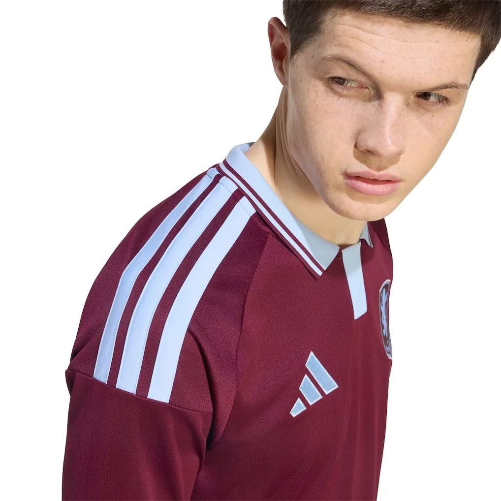 Aston Villa Home 2026-27 - Long Sleeve Kids Soccer Football Kit Set - Jersey and Shorts — view 3