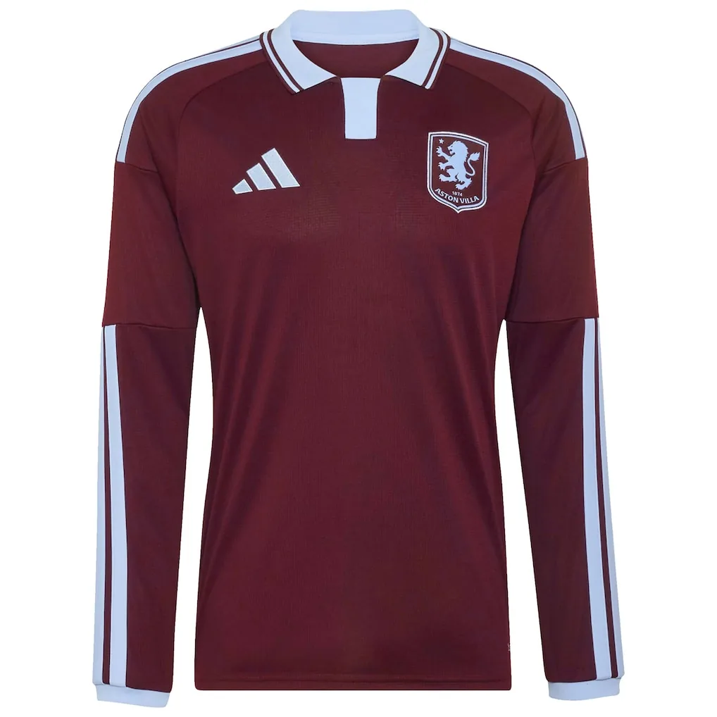 Aston Villa Home 2026-27 - Long Sleeve Kids Soccer Football Kit Set - Jersey and Shorts — view 5