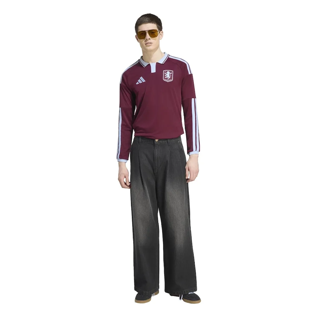 Aston Villa Home 2026-27 - Long Sleeve Kids Soccer Football Kit Set - Jersey and Shorts — view 7