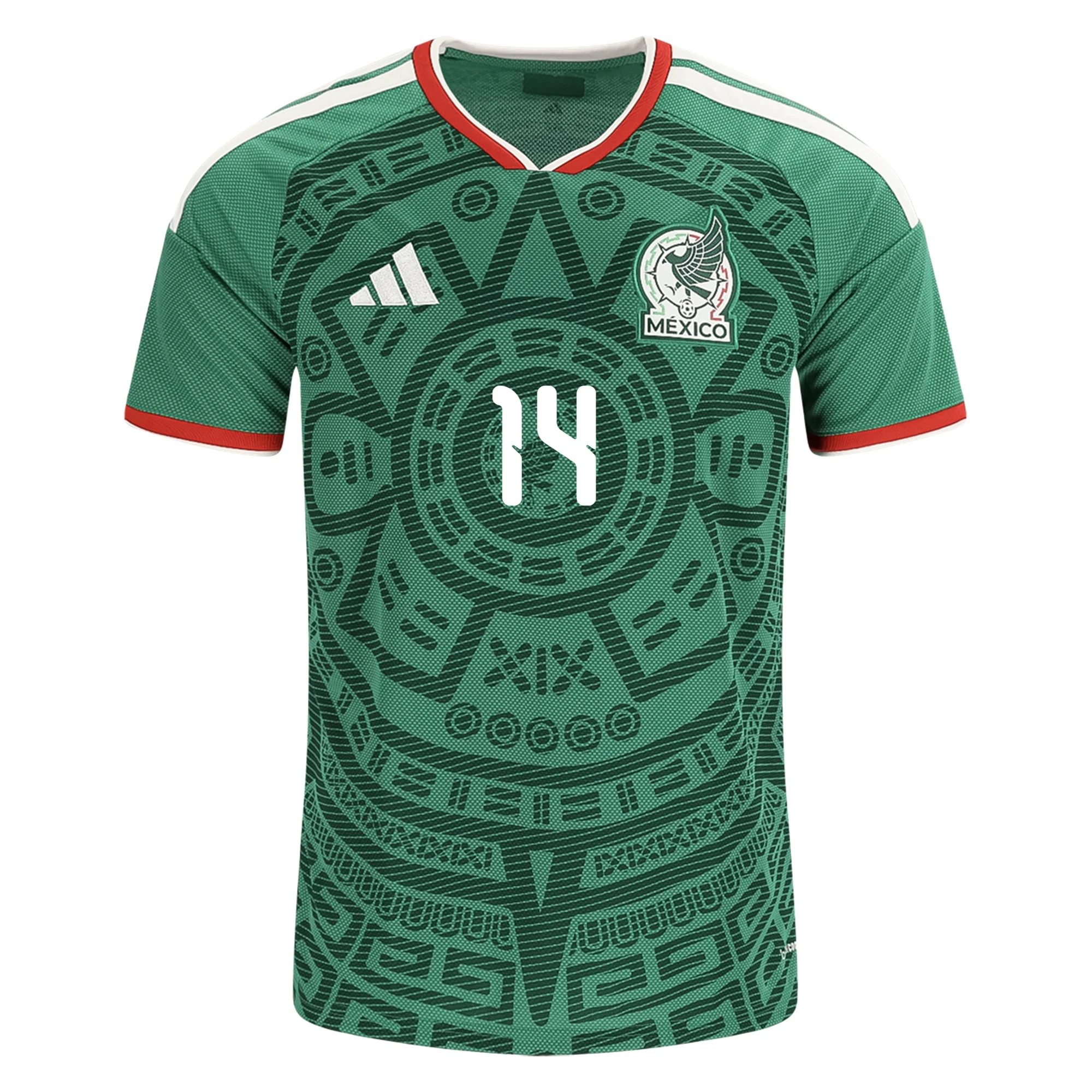 Chicharito Mexico 26/27 Home Jersey Soccer Football — view 2