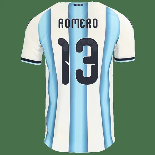 Christian Romero Argentina 26/27 Authentic Home Jersey