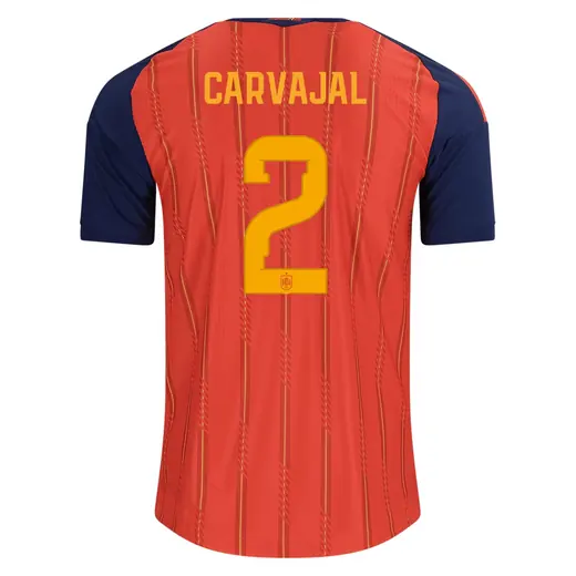 Dani Carvajal Spain 26/27 Authentic Home Jersey