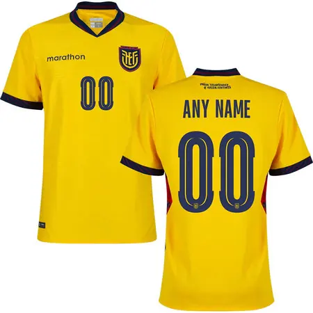 Ecuador Home Custom Soccer jersey World Cup 2026