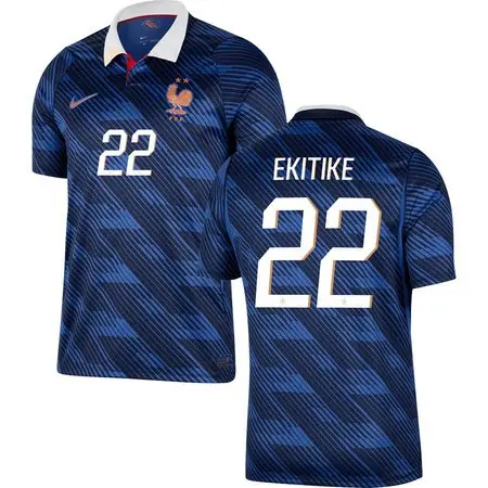 EKITIKE #22 France Home Soccer jersey World Cup 2026
