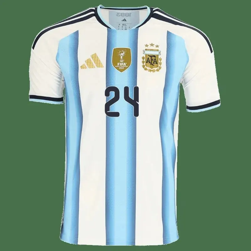 Enzo Fernández Argentina 26/27 Authentic Home Jersey Soccer Football — view 3