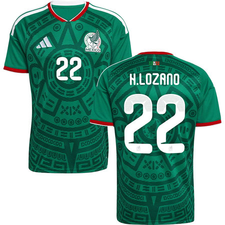 H.LOZANO #22 Mexico Home Soccer jersey World Cup 2026