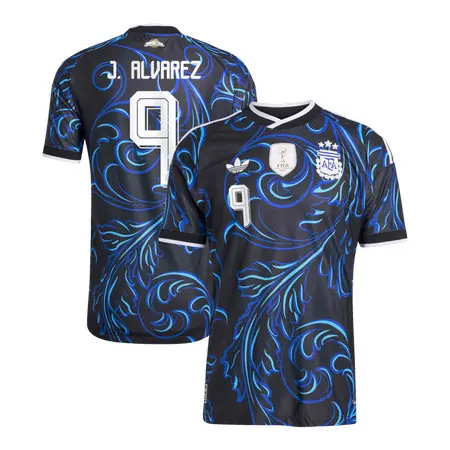 J. Alvarez #9 Argentina Away Soccer jersey World Cup 2026