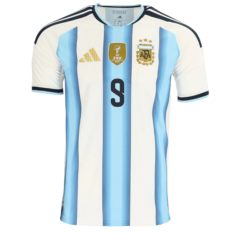Julián Álvarez Argentina 26/27 Authentic Home Jersey — view 3