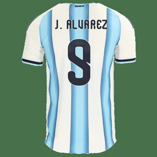 Julián Álvarez Argentina 26/27 Authentic Home Jersey
