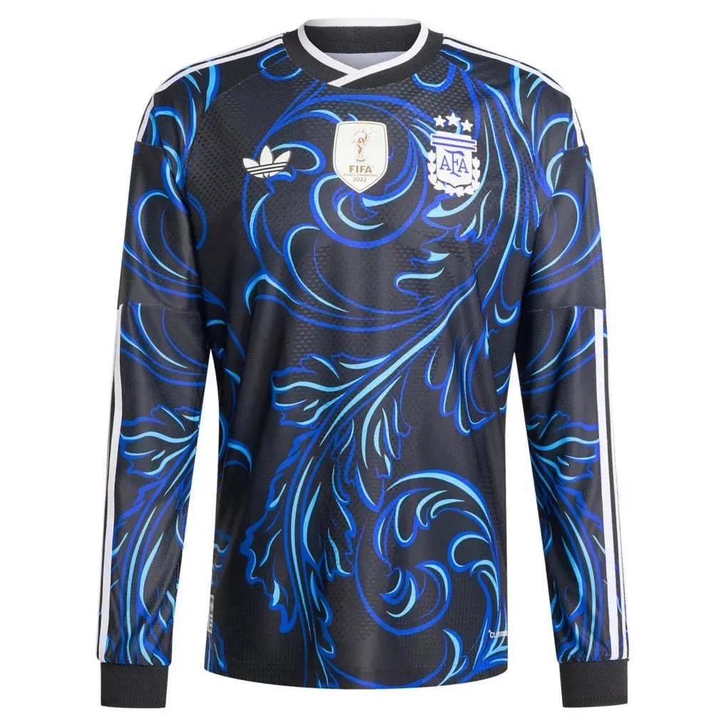 Julián Álvarez Argentina 26/27 Long Sleeve Authentic Home Jersey Soccer Football — view 3