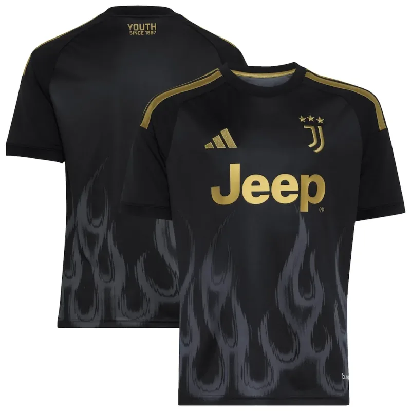 Juventus Third Shirt 2026-27 - Kids soccer set, Includes jersey and shorts