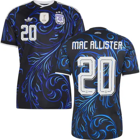 MAC ALLISTER #20 Argentina Away Soccer jersey World Cup 2026