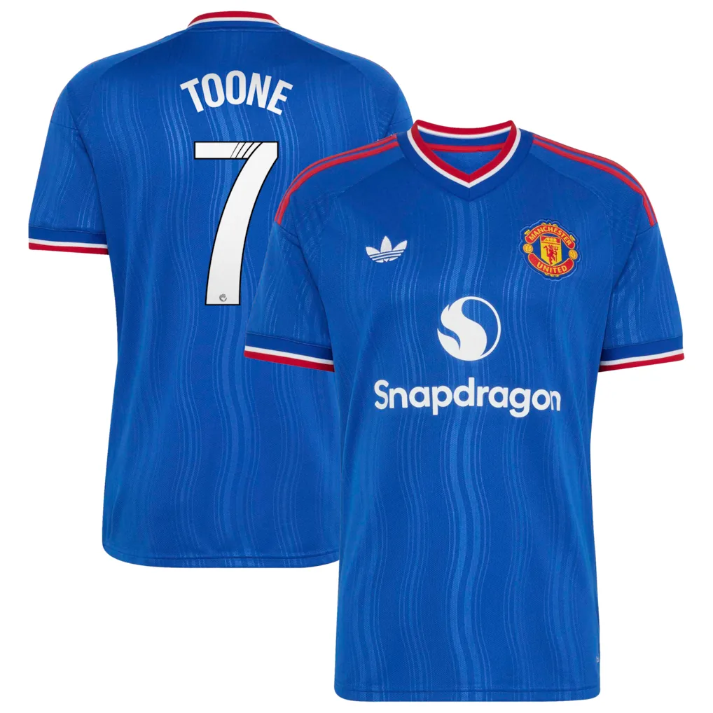 Manchester United WSL Away Shirt 2026-27 with Toone 7 printing Soccer Football Jersey
