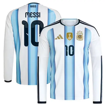MESSI #10 Argentina Home Long Sleeve Soccer jersey World Cup 2026