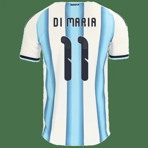 Ángel Di María Argentina 26/27 Authentic Home Jersey