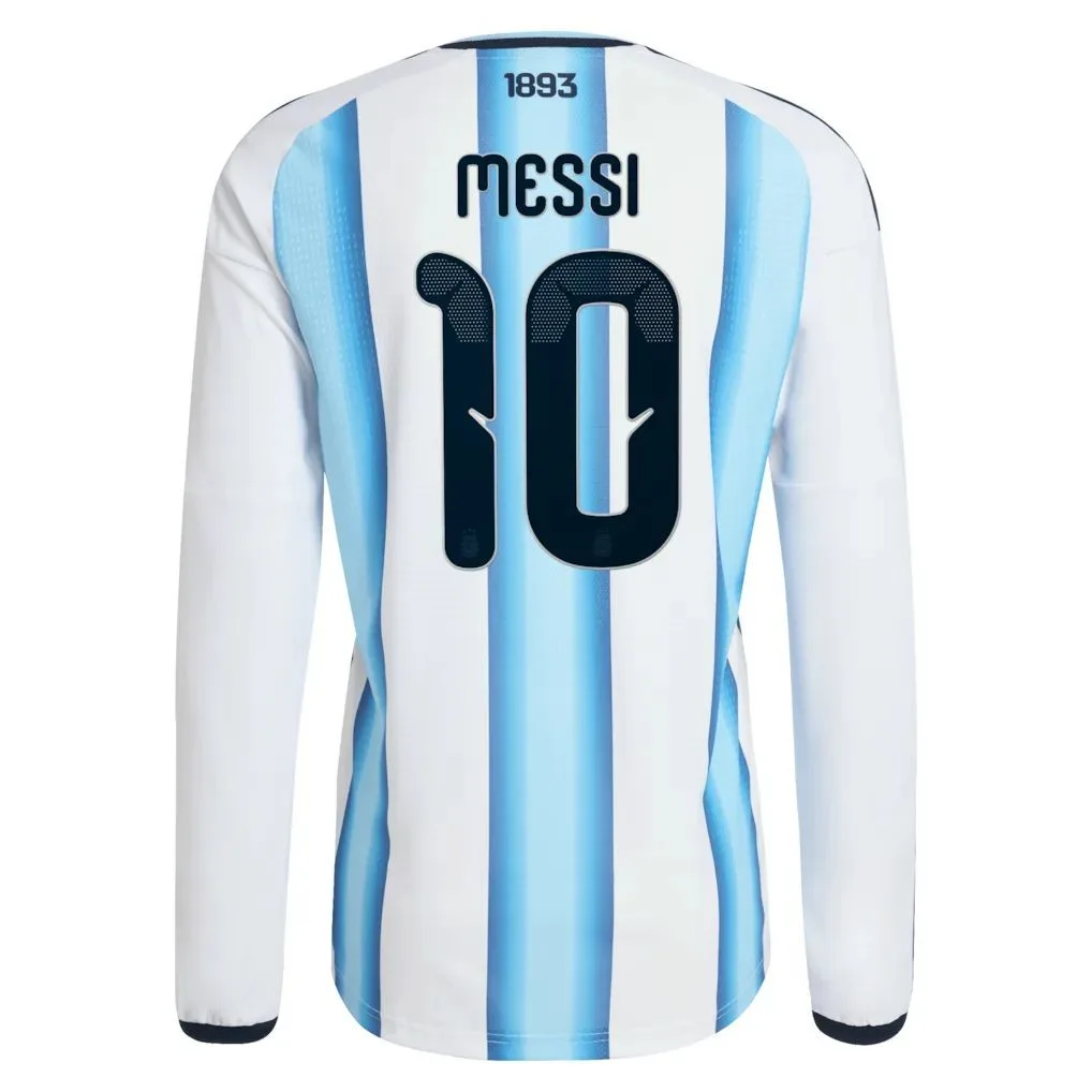 Ángel Di María Argentina 26/27 Long Sleeve Home Jersey Soccer Football — view 3