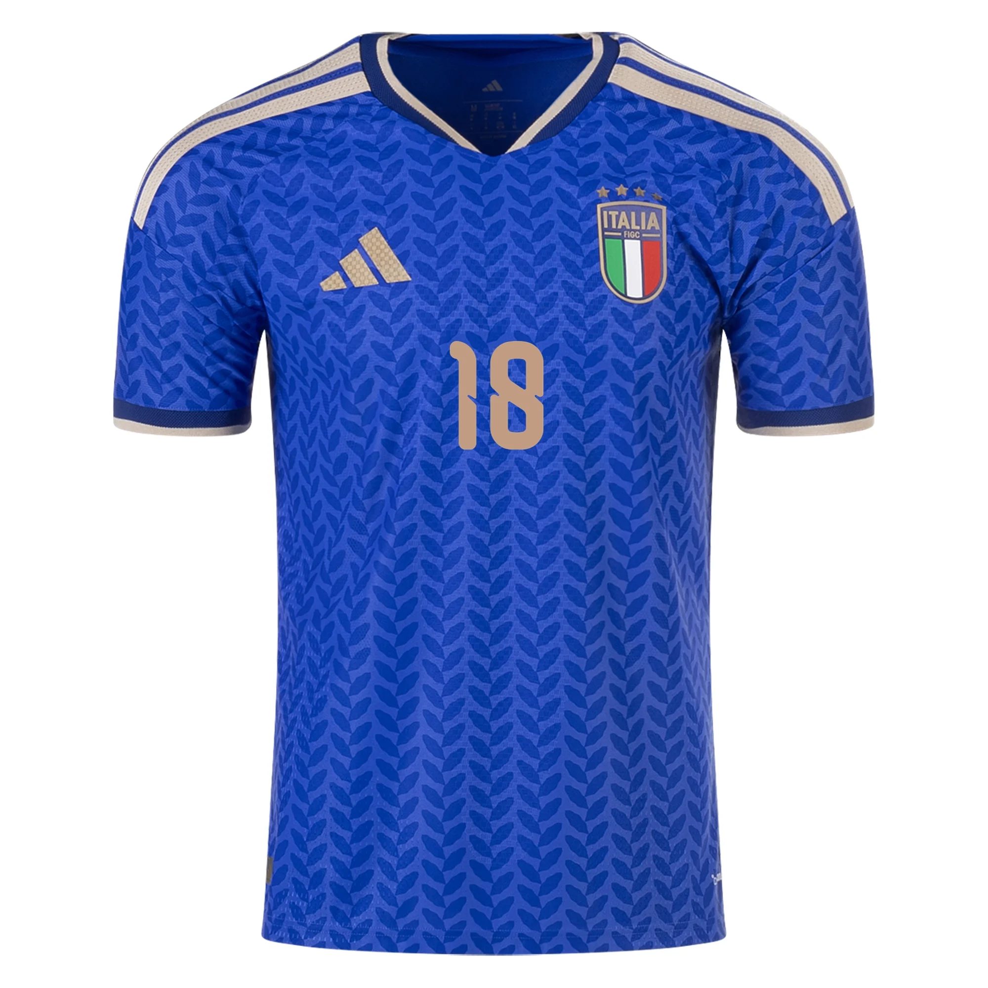 Nicolò Barella Italy 26/27 Authentic Home Jersey — view 3