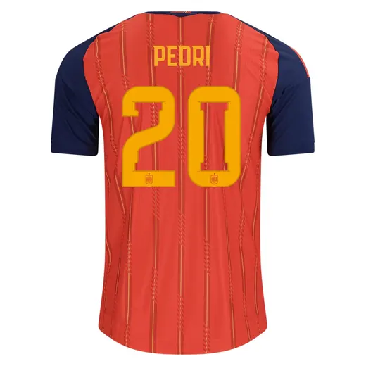 Pedri Spain 26/27 Authentic Home Jersey