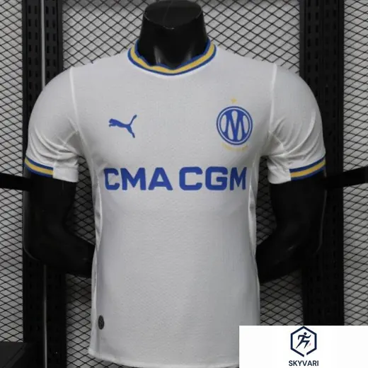 Player Version 26/27 Olympique de Marseille White Home Jersey