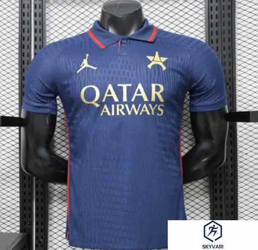 Player Version 26/27 PSG Blue Polo Collar Jersey