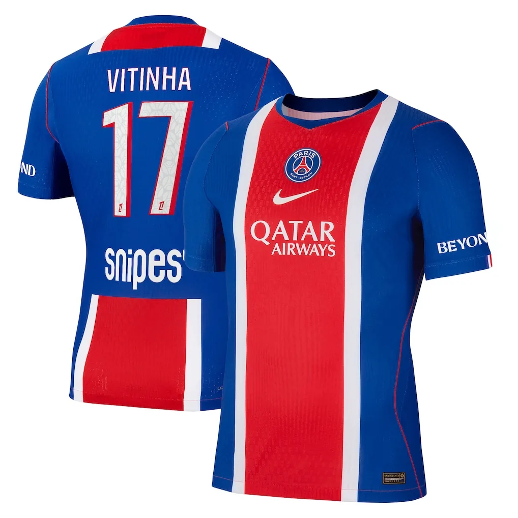 PSG Home Aero-FIT Match Shirt 2026-27 with Vitinha 17 printing Soccer Football Jersey