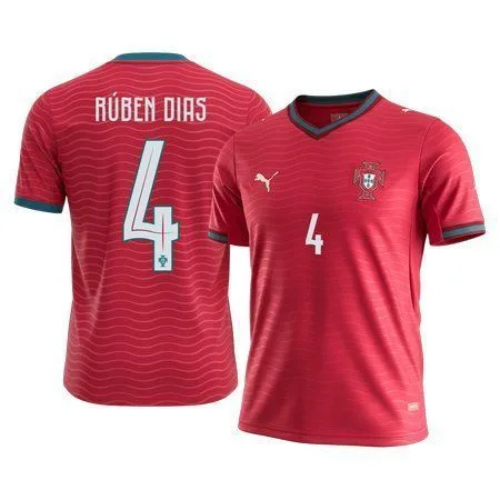 RÚBEN DIAS #4 Portugal Home Soccer jersey World Cup 2026 — view 2