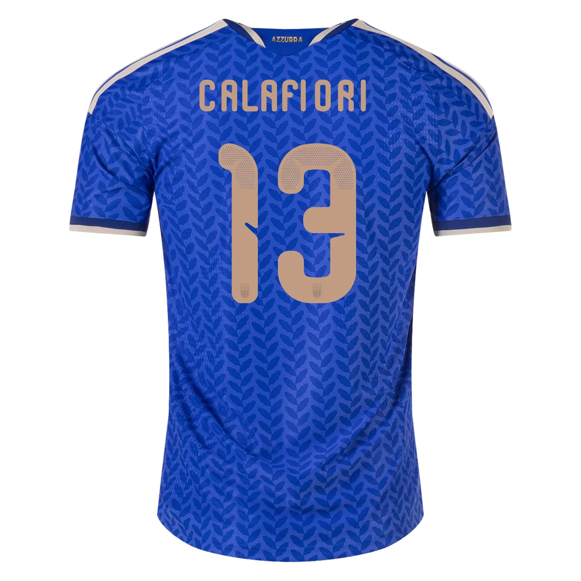 Riccardo Calafiori Italy 26/27 Authentic Home Jersey Soccer Football