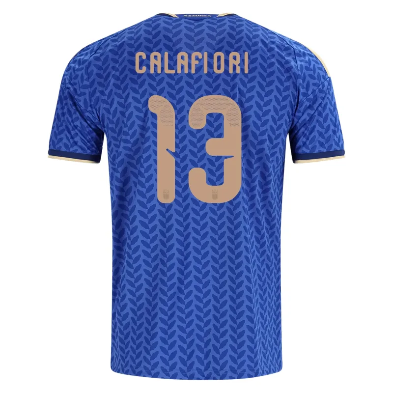 Riccardo Calafiori Italy 26/27 Home Jersey Soccer Football