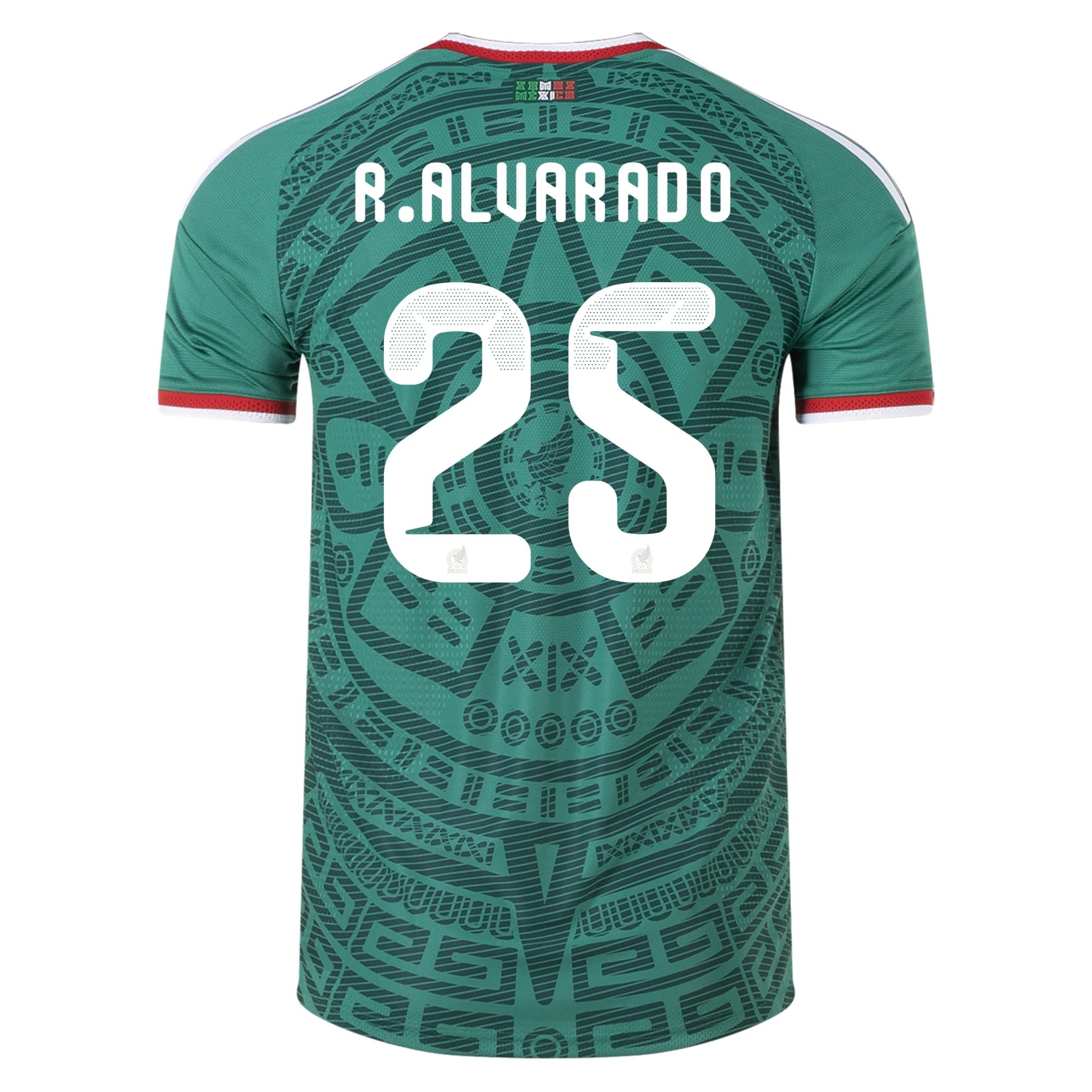 Roberto Alvarado Mexico 26/27 Authentic Home Jersey