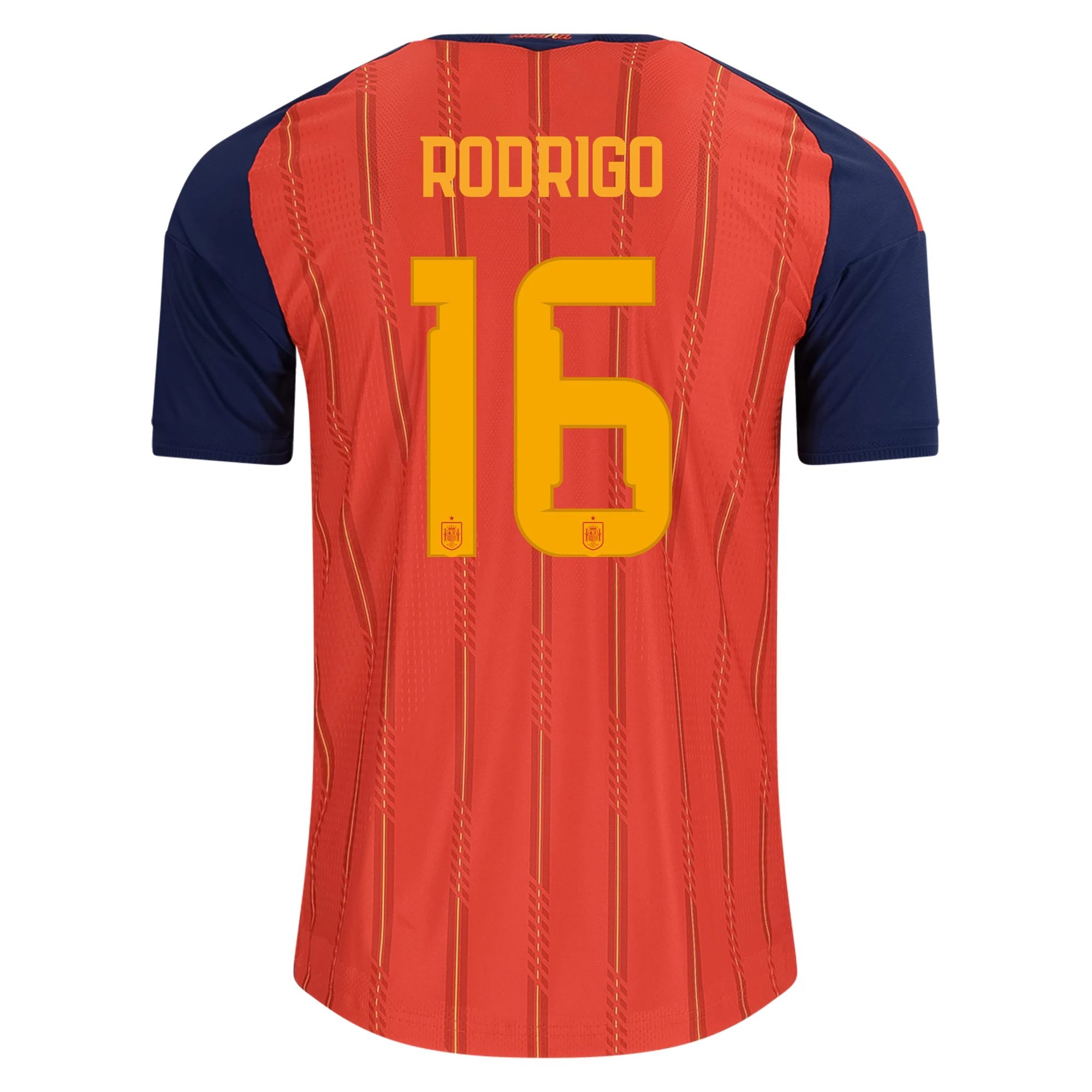 Rodri Spain 26/27 Authentic Home Jersey — view 1